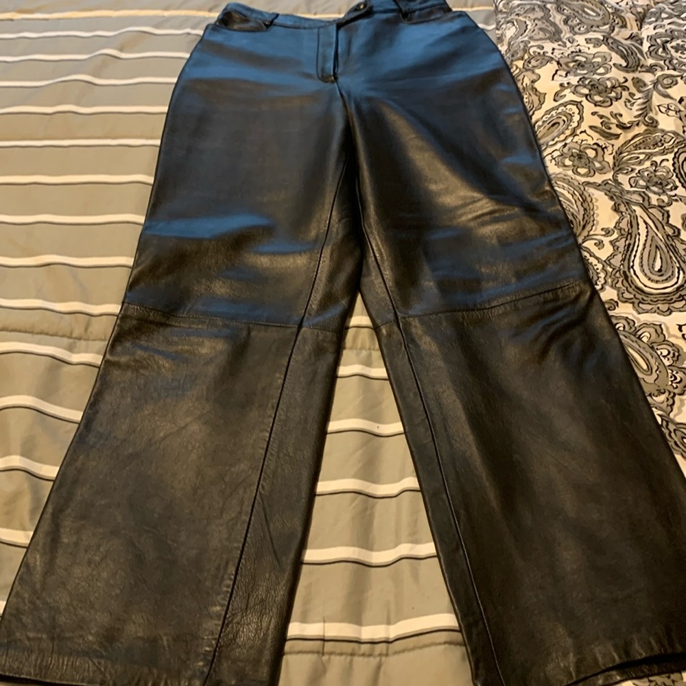 Leather pants Size 8-10 $50
